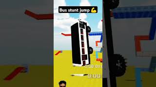 Bus stunt jump in Indian vehicle simulator 3D game shortsfeed youtubeshorts [upl. by Anelah]