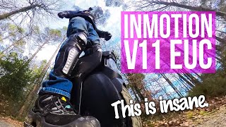 Inmotion V11 This Electric Unicycle is Insane [upl. by Etnaed]