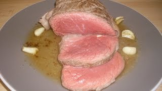 Comment préparer et cuire un rôti de bœuf rosbeef Technique de cuisine [upl. by Gillett367]