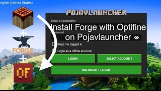 How to install Forge with Optifine on Pojavlauncher any version [upl. by Aztin500]