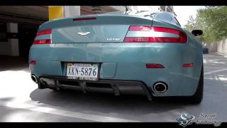 Aston Martin Vantage with RSC Tuning Exhaust [upl. by Merrick]