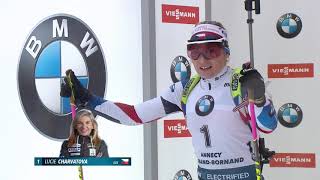 Biathlon Annecy Le Grand Bornand Womens Sprint  2019–20 Biathlon World Cup [upl. by Olegna]