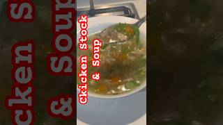 Chicken stock and soup recipe shorts foodie recipe howto [upl. by Nagaet]