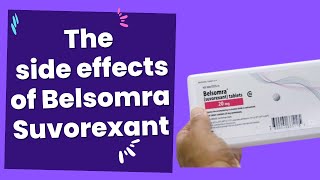 What are the side effects of Belsomra Suvorexant [upl. by Apicella]