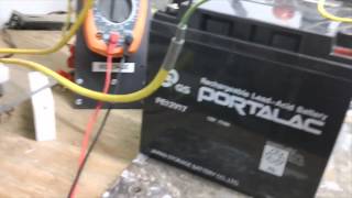 Pulse Motor Charging a Sulfated Battery [upl. by Pliam]