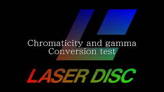 NTSCJ to ITUR BT709 Chromaticity and gamma Conversion test [upl. by Melodee551]