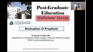 Evaluation of Proptosis Dr Sonal Yadav [upl. by Sterner]