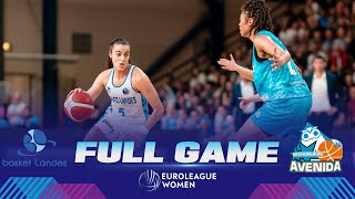 Basket Landes v Perfumerias Avenida  Full Basketball Game  EuroLeague Women 202324 [upl. by Anilorak]