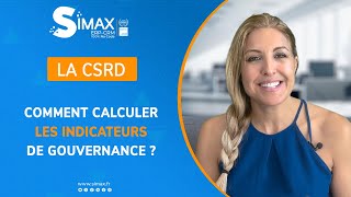 CSRD  Comment calculer les indicateurs de gouvernance de la CSRD [upl. by Emearg939]