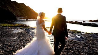 Pete amp Rhis Wedding  Tunnel Beaches North Devon [upl. by Nnylirret663]