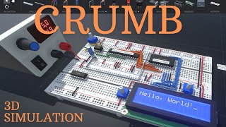 CRUMB Devre Simülatörü Elektronik Tasarım ve Simülasyon Programı [upl. by Notsyrb]