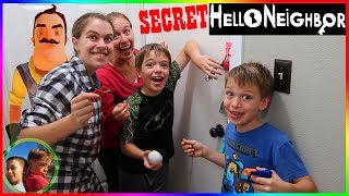 Secret Hello Neighbor In Real Life Game  Steel Kids [upl. by Egin]