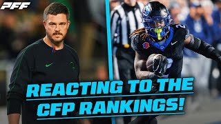 Reacting To The CFP Rankings  PFF [upl. by Laetitia373]