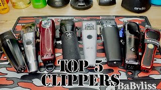 MY TOP 5 CLIPPERS [upl. by Narine832]