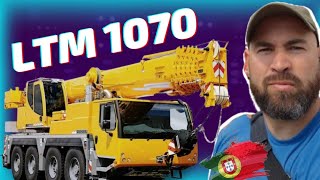 ALTA Tecnologia e TOP de linha para Época  Guindaste Liebherr LTM 1070 [upl. by Verneuil]