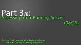 FREE SITE HOSTING Part 3  Configuring Your Running Server [upl. by Lhok]