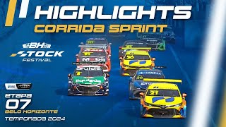 STOCK CAR 2024  HIGHLIGHTS CORRIDA SPRINT ETAPA 07  BELO HORIZONTE [upl. by Moth]