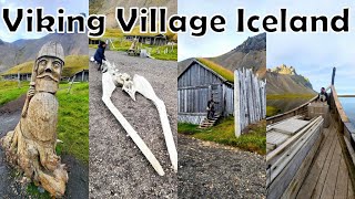 Viking Village and Stokksnes in Iceland A Perfect Blend of History and Natural Beauty [upl. by Kendry]