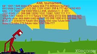 AML Foundation tournament all parts 13 [upl. by Rofotsirk616]