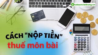 Hướng dẫn cách nộp tiền thuế môn bài năm 2023  Kế Toán Việt Hưng [upl. by Katerina]