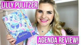 LILLY PULITZER AgendaPlanner Review  20162017 [upl. by Llemart]