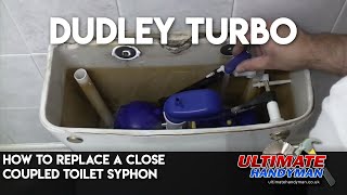 How to replace a close coupled toilet syphon  Dudley Turbo [upl. by Reamy580]