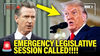 🚨Newsom Calls EMERGENCY SESSION to STOP Trump [upl. by Tteraj360]