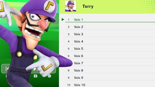 SSBU mods  Waluigi all voicelines [upl. by Narag]