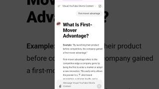 What Is FirstMover Advantage [upl. by Nimrahc946]