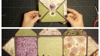 Envelope Explosion Mini Album Using the Envelope Punch Board [upl. by Ballman996]