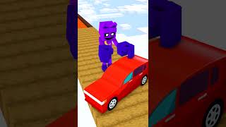 RAGE CONTROL 3 RUN CHALLENGE with CatNap  Minecraft Animation shorts [upl. by Aryas]