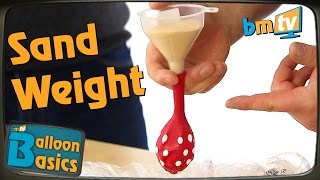 How to make Balloon Sand Weights  Balloon Basics 14 [upl. by Fernand]