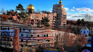 Waldspirale Darmstadt Walking Tour  Germany Virtual Walk Tour 4K 60fps [upl. by Hogan]