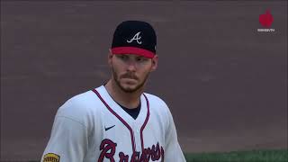 Atlanta Braves vs Philadelphia Phillies Game 127162 MLB THE SHOW 24 [upl. by Gaige]