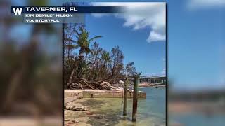 Florida Keys Residents Survey Hurricane Irma Damage [upl. by Nonie483]