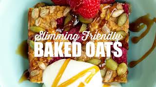 Easy Baked Oats  Supergolden Bakes [upl. by Nollek]