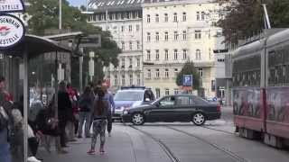 Special Video  Auffahrunfall während Einsatzfahrt Wega Sektorenwagen Polizei Wien [upl. by Leighland148]