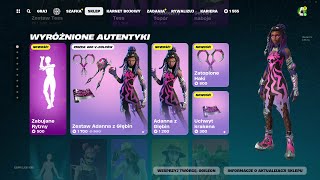 SKLEP FORTNITE 15022024 NOWY SKIN ADANNA Z GŁĘBIN NOWA EMOTKA ZABUJANE RYTMY DROP DEE MANEKIN [upl. by Aitam]