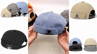 Brimless Hat Breathable Spring Autumn Hat Retro Adjustable Hip Hop Hat [upl. by Behah]