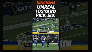 🤯 UnrealKamren Kinchens 103 Yard Housecall nfl espn larams Rams short trending shorts [upl. by Nygem888]