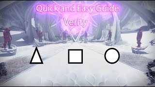 Quick and Easy Salvations Edge 4th Encounter Guide Verity  Destiny 2 [upl. by Nnaeirb]