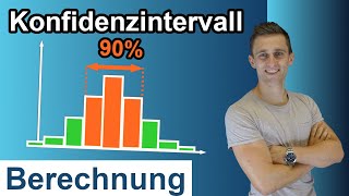 Konfidenzintervall berechnen  Kurze Herleitung der Formel und Berechnung am Beispiel  Statistik [upl. by Vivian]