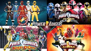 Power Rangers  All Opening Themes  Sabans  Hasbro 19932022 [upl. by Talia]