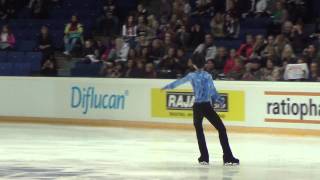 Finlandia Trophy 2013 Yuzuru HANYU warmup before SP 00055 [upl. by Smailliw]