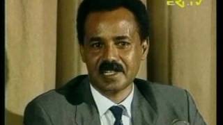 Isaias Afwerki Casting a Referendum Vote for Eritrea [upl. by Esinnej]