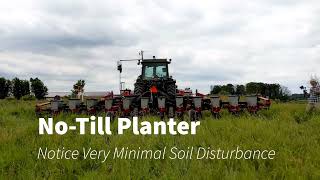 NoTill Planter Demonstration [upl. by Aynat]