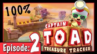 Captain Toad Treasure Tracker Episode 2 Walleye Tumble Temple [upl. by Thilda]