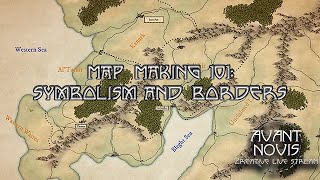 Wonderdraft Map Making 101 Symbolism and Borders Celerity and Relationships [upl. by Sandi]