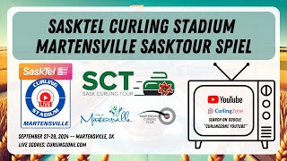 Zach Davies vs Rogan Snow  Draw 8  Curling Stadium Martensville SaskTour Series 3 [upl. by Ecinnaj]