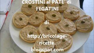 Crostini al paté di fegatini [upl. by Adeuga558]